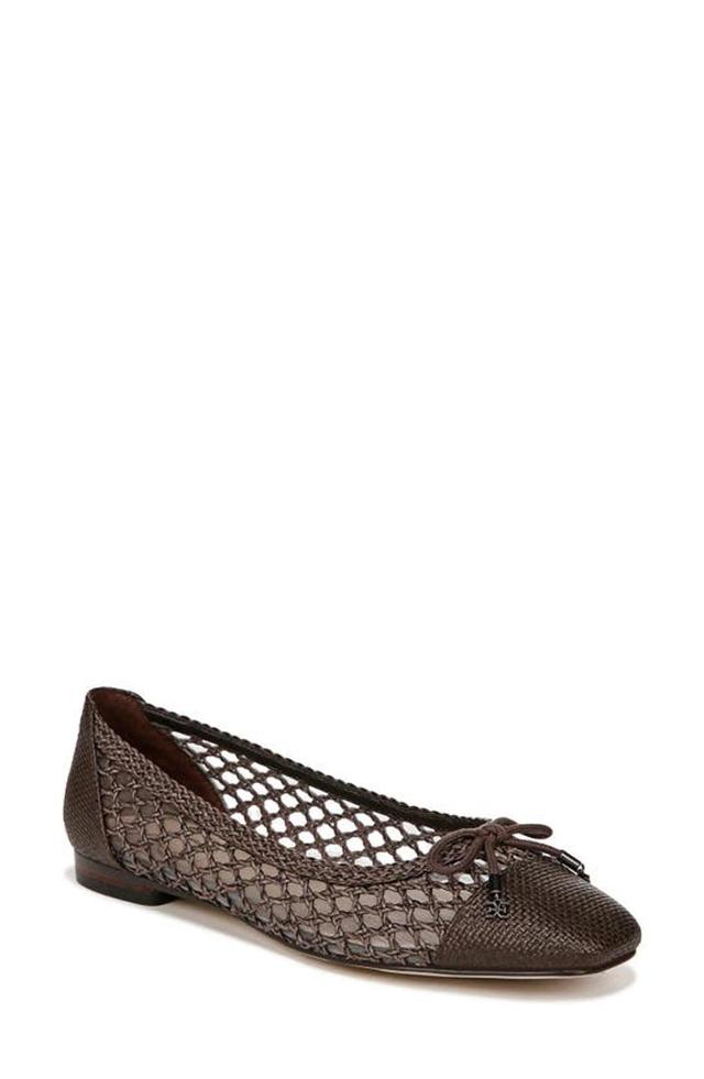 SAM EDELMAN May Ballet Flat Pinto Brown Product Image