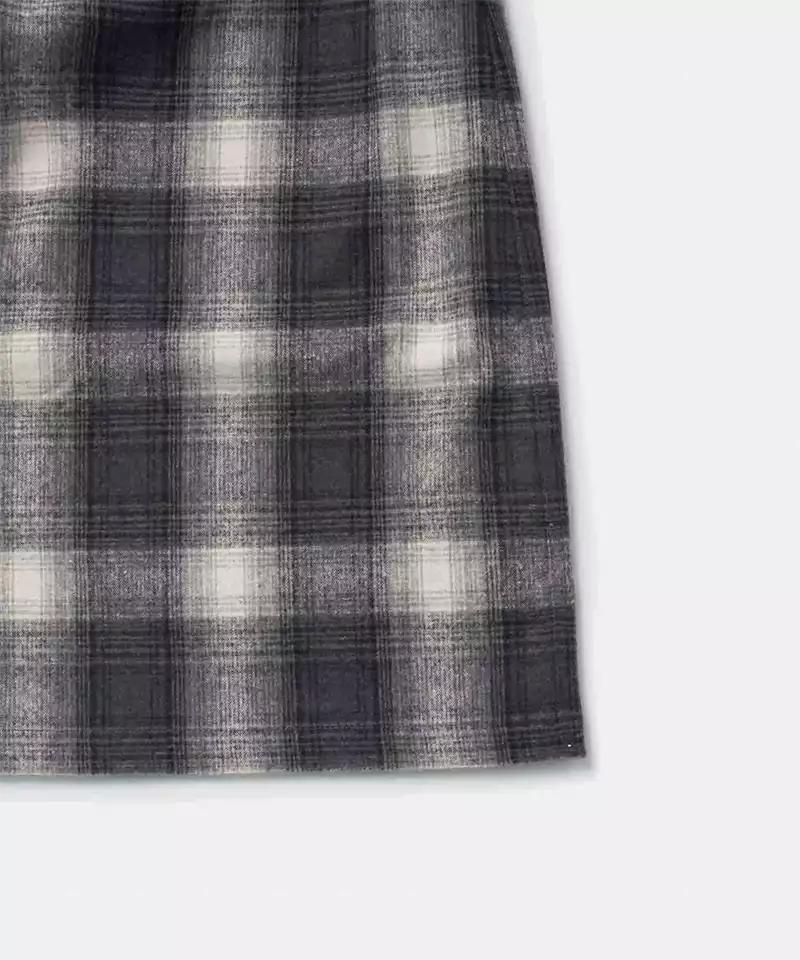 Wool Paneled Skirt Product Image