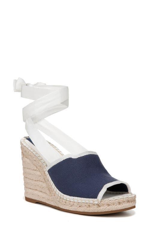 Franco Sarto Womens Sierra Espadrille Wedge Sandals - White Product Image