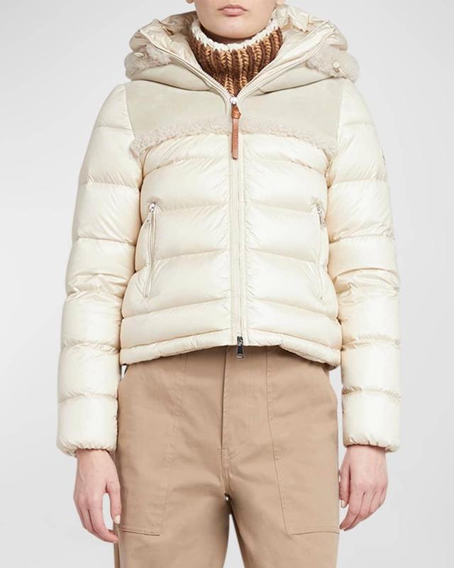 Beauvais Shearling Trim Puffer Jacket Product Image