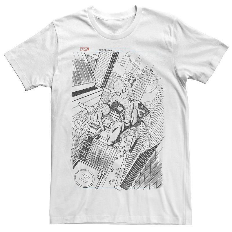 Mens Marvel City Swings Graphic Tee Product Image