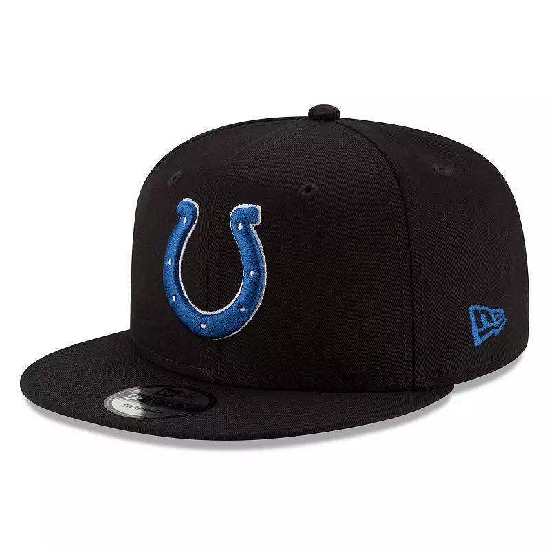 Mens New Era Indianapolis Colts Basic 9FIFTY Adjustable Snapback Hat Product Image