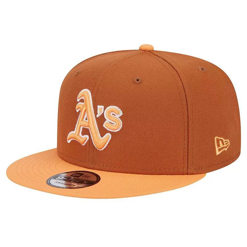 Mens New Era Oakland Athletics Spring Color Two-Tone 9FIFTY Snapback Hat Product Image