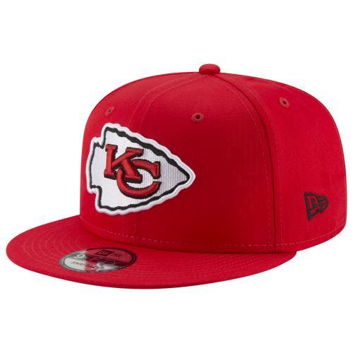 New Era Mens Kansas City Chiefs New Era Chiefs T/C Snapback - Mens Red/White Product Image