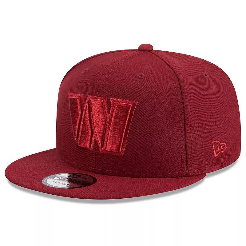 Mens New Era Cardinal Washington Commanders Color Pack 9FIFTY Snapback Hat Product Image