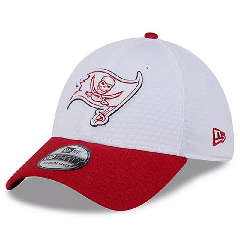 Mens New Era /Red Tampa Bay Buccaneers 2024 NFL Training Camp 39THIRTY Flex Hat Product Image