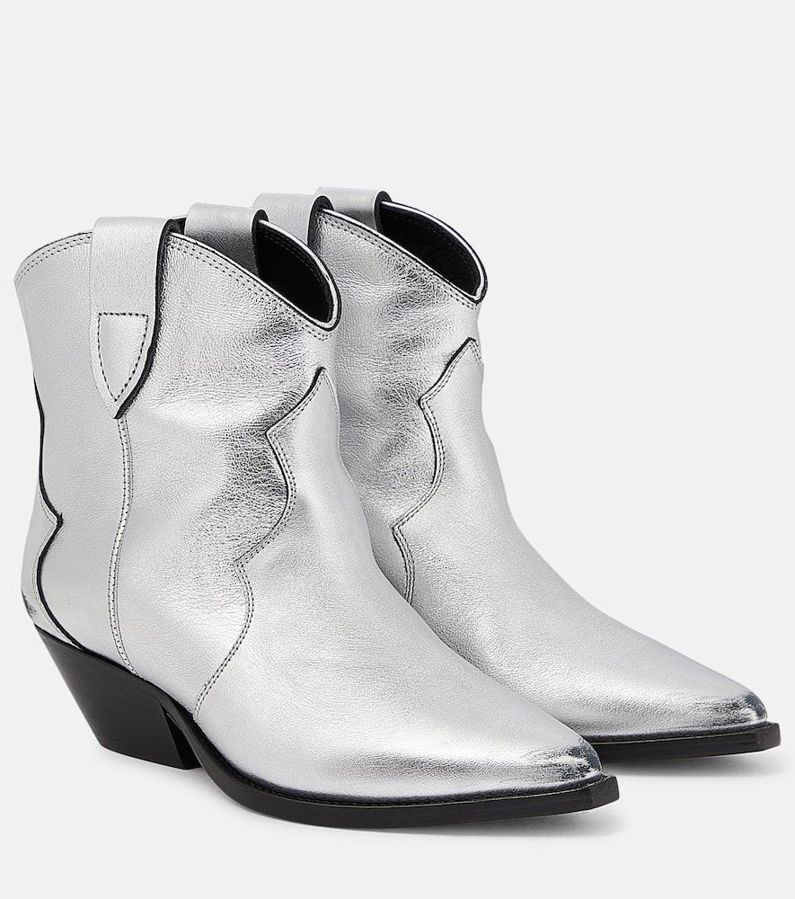 Dewina Ankle Boots In Silver Product Image