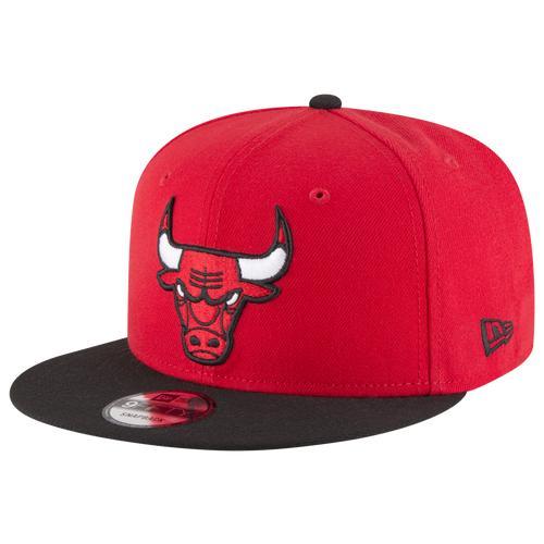 New Era Mens Chicago Bulls New Era Nuggets 2T T/C - Mens Black/Red Product Image