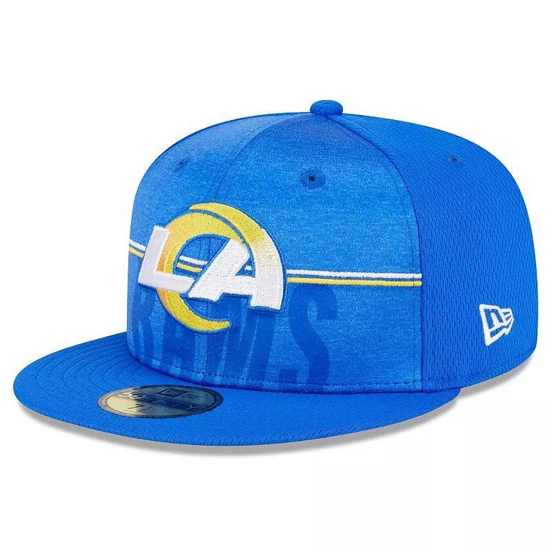 Mens New Era Royal Los Angeles Rams 2023 NFL Training Camp 59FIFTY Fitted Hat Product Image