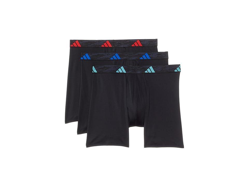 Mens adidas 3-pack Microfiber Boxer Briefs Product Image