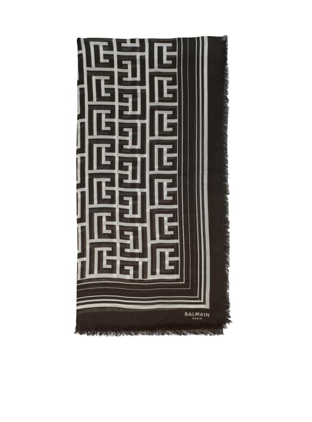 Monogrammed scarf Product Image