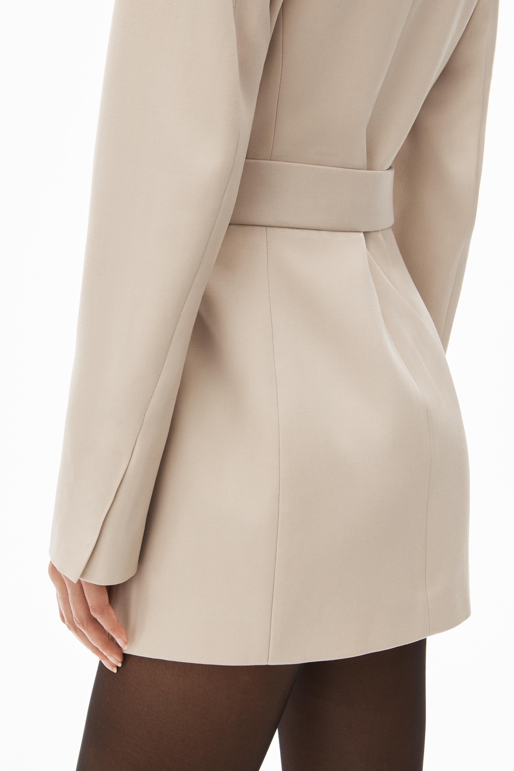 Belted Blazer Dress In Wool Tailoring Product Image