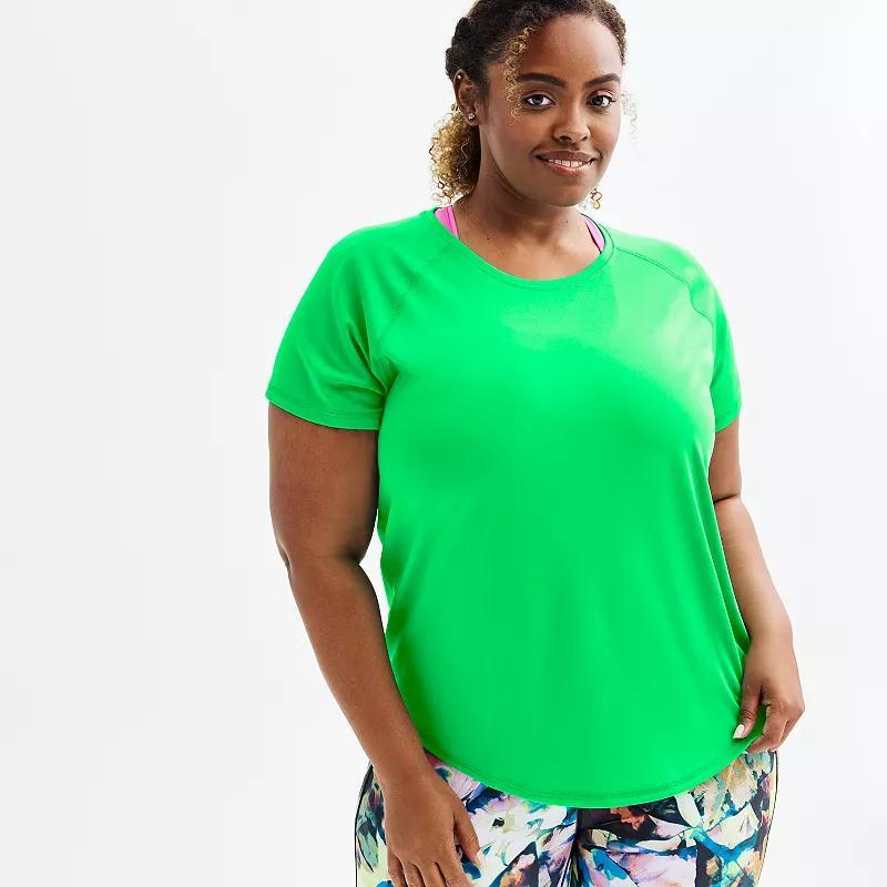 Plus Size Tek Gear Dry Tek Short Sleeve Tee, Womens Product Image