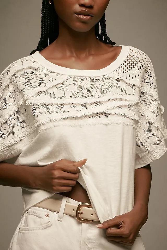 Pilcro Lace Torn Tee Product Image