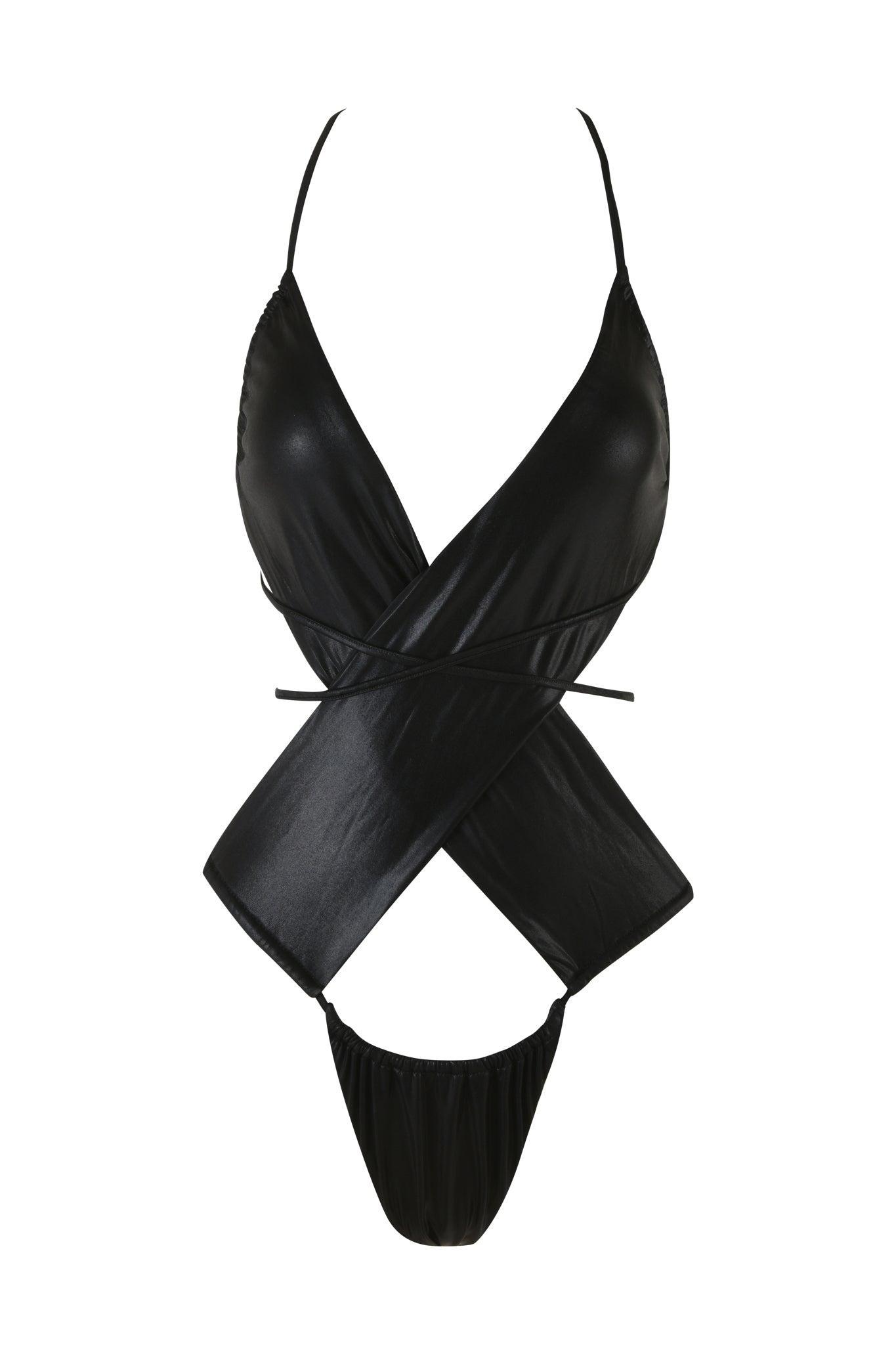 ALUNA BODYSUIT - BLACK Product Image