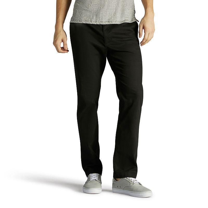 Mens Lee Performance Series Extreme Comfort Khaki Slim-Fit Flat-Front Pants Product Image