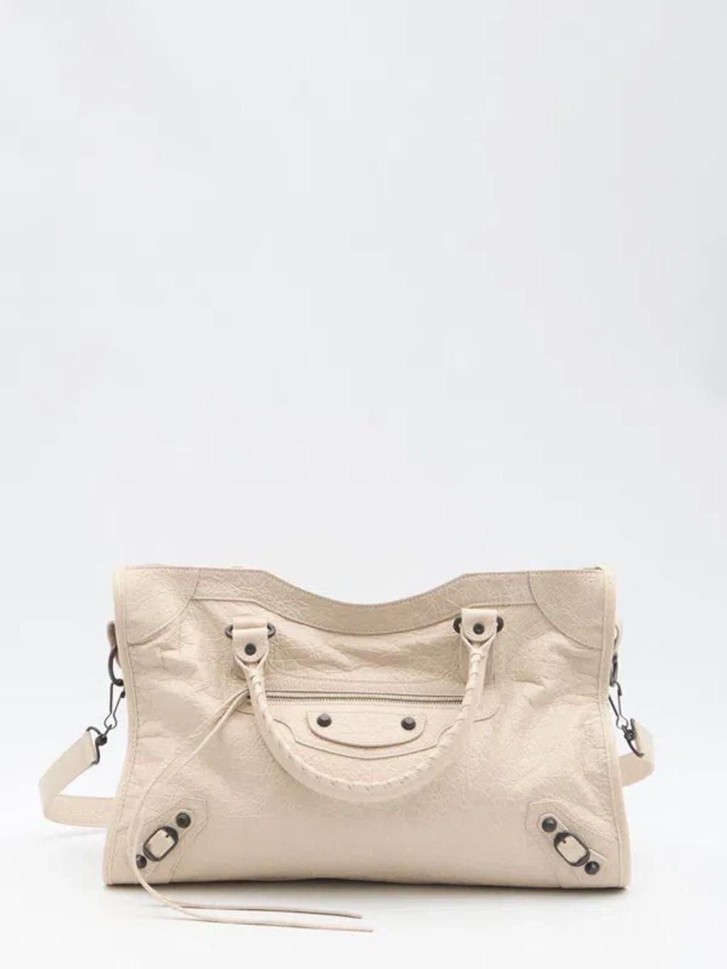 BALENCIAGA Le City Medium Bag In Beige Product Image