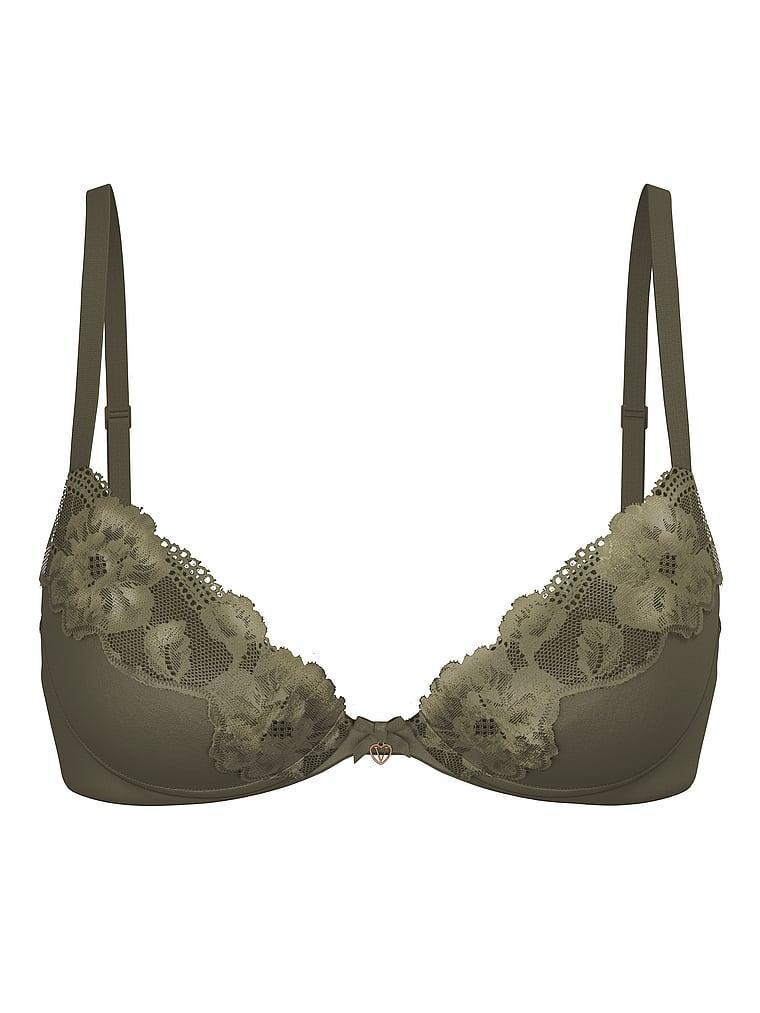 Lace-Trim Push-Up Bra Product Image