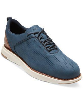 Cole Haan Grand Atlantic Textured Sneaker Black/Ivory) Men's Lace-up Boots Product Image