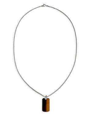 John Hardy Tigers Eye ID Pendant Necklace Product Image