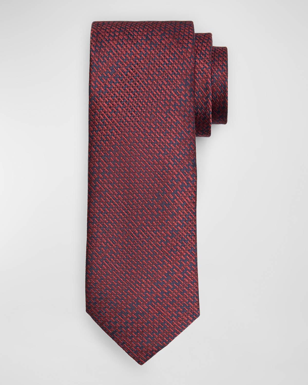 Mens Microfantasy Silk Melange Tie Product Image