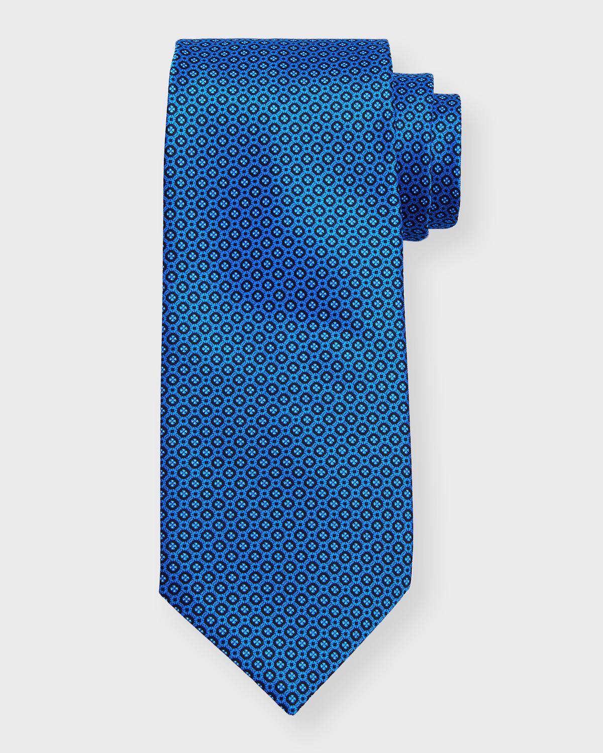 Men's Silk Micro-Geometric Tie Product Image