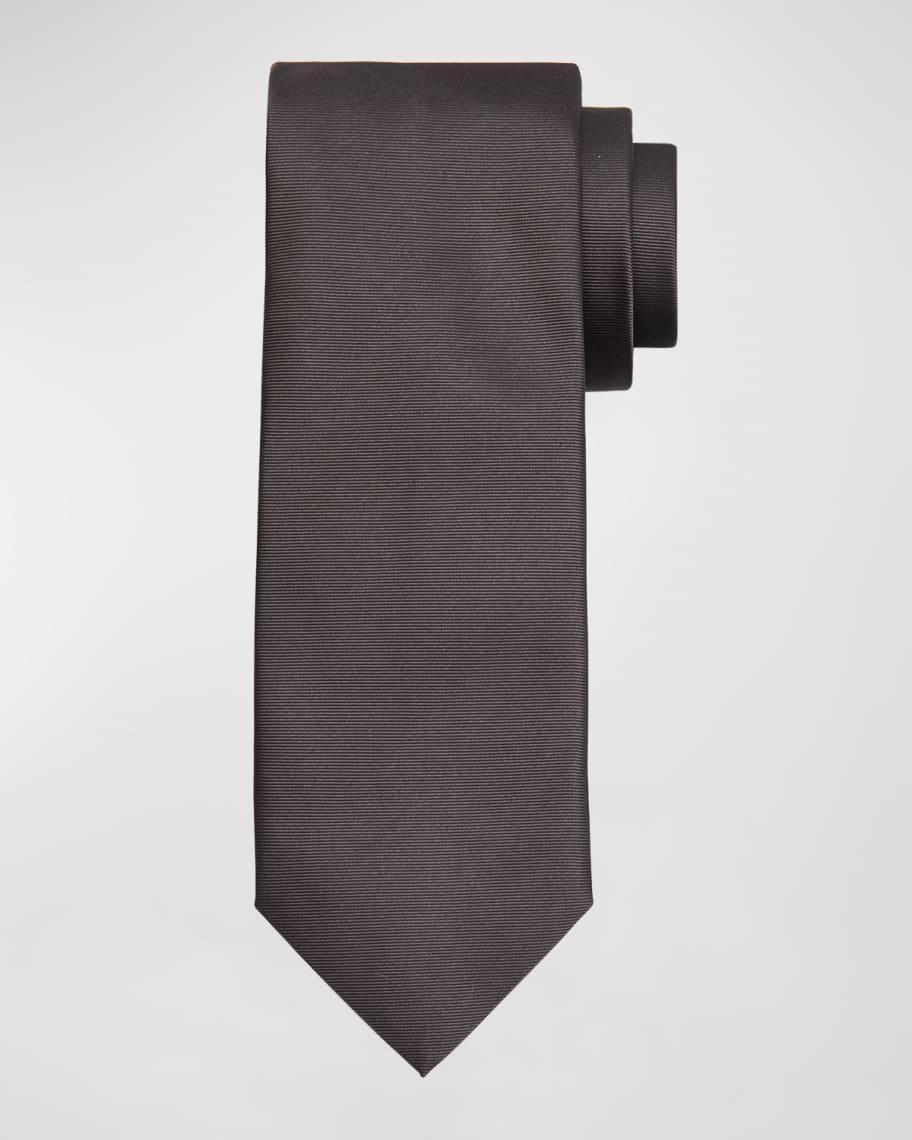 Men's Solid Silk Tie Product Image