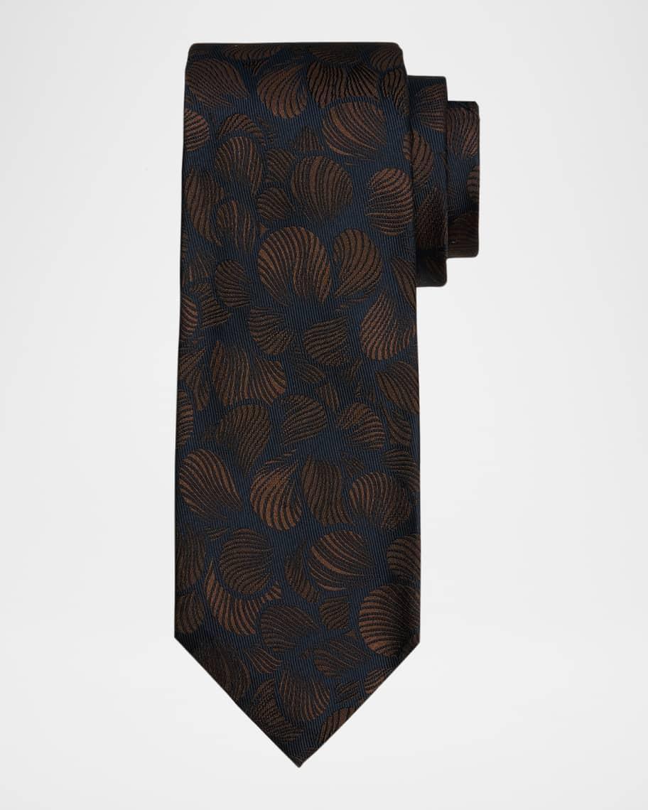 Mens Solid Silk Tie Product Image