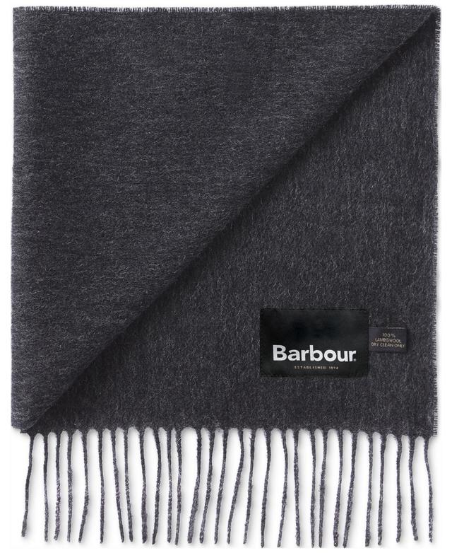 Barbour Mens Solid Wool Scarf, Created for Macys Product Image