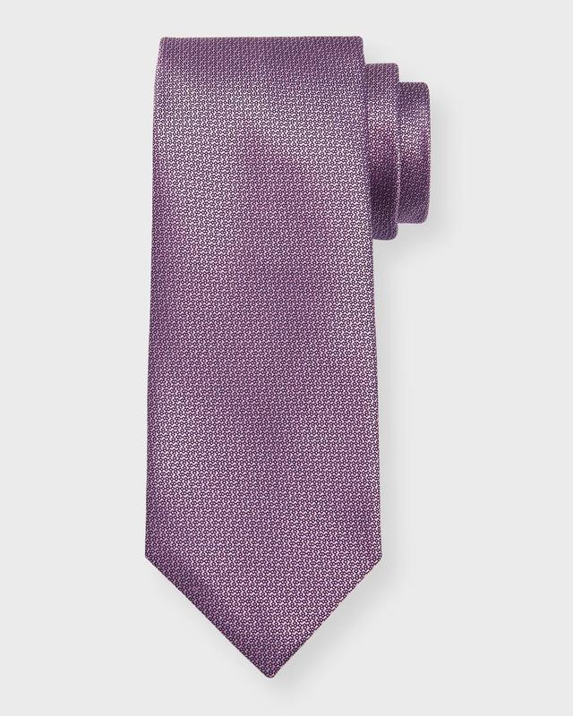 Mens Textured Silk Tie Product Image