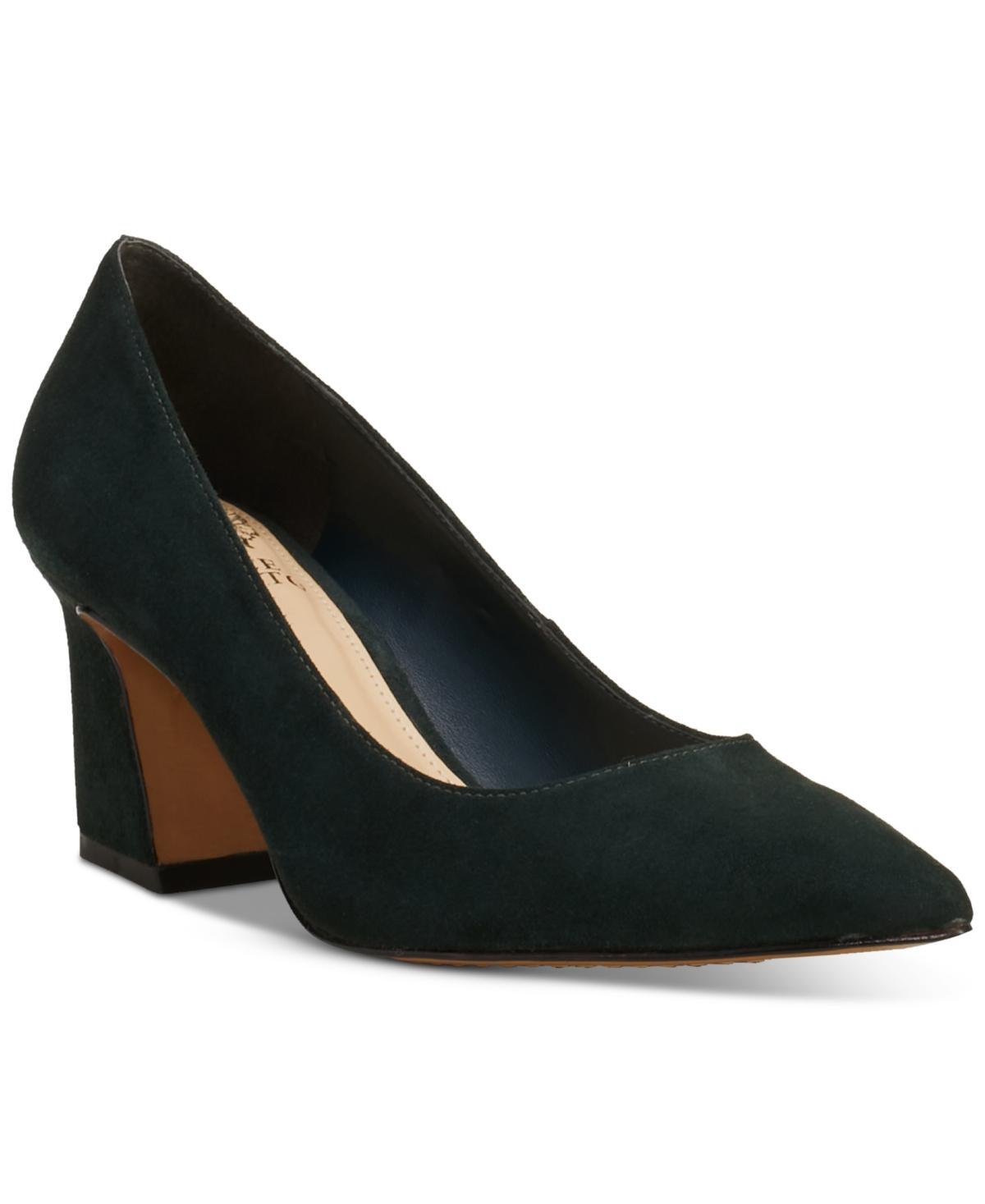 Vince Camuto Womens Hailenda Pointed-Toe Flare-Heel Pumps Product Image