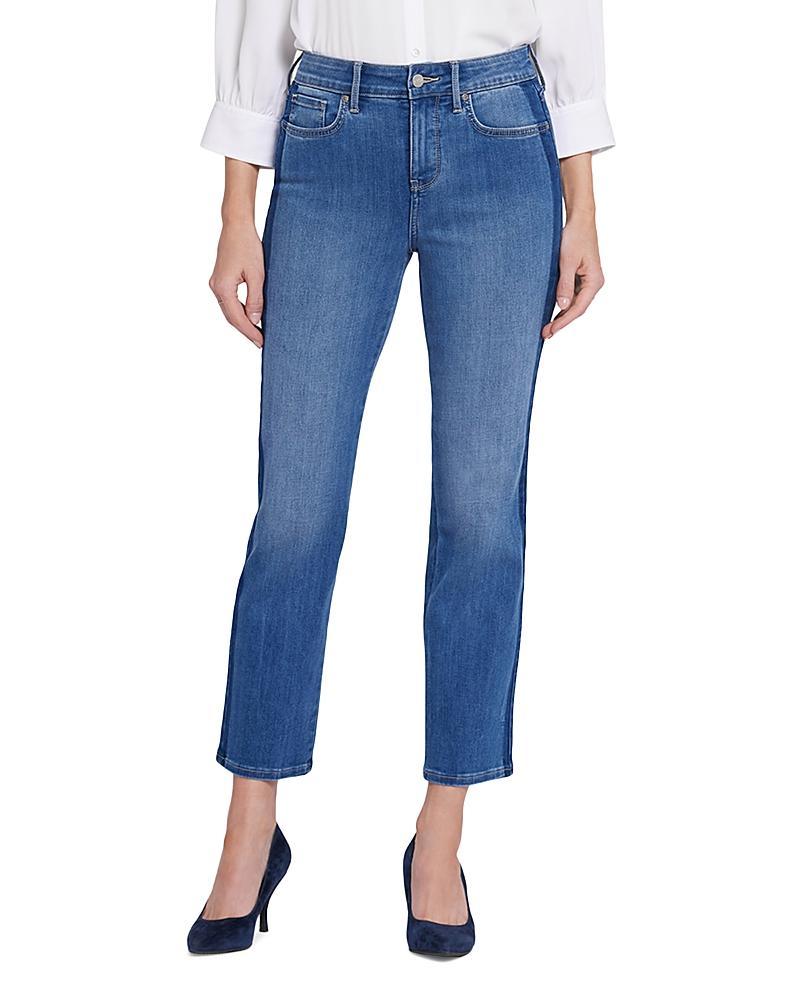 NYDJ Marilyn High Waist Ankle Straight Leg Jeans Product Image