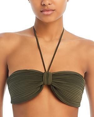 Womens Tortuga Pleated Bandeau Bikini Top Product Image