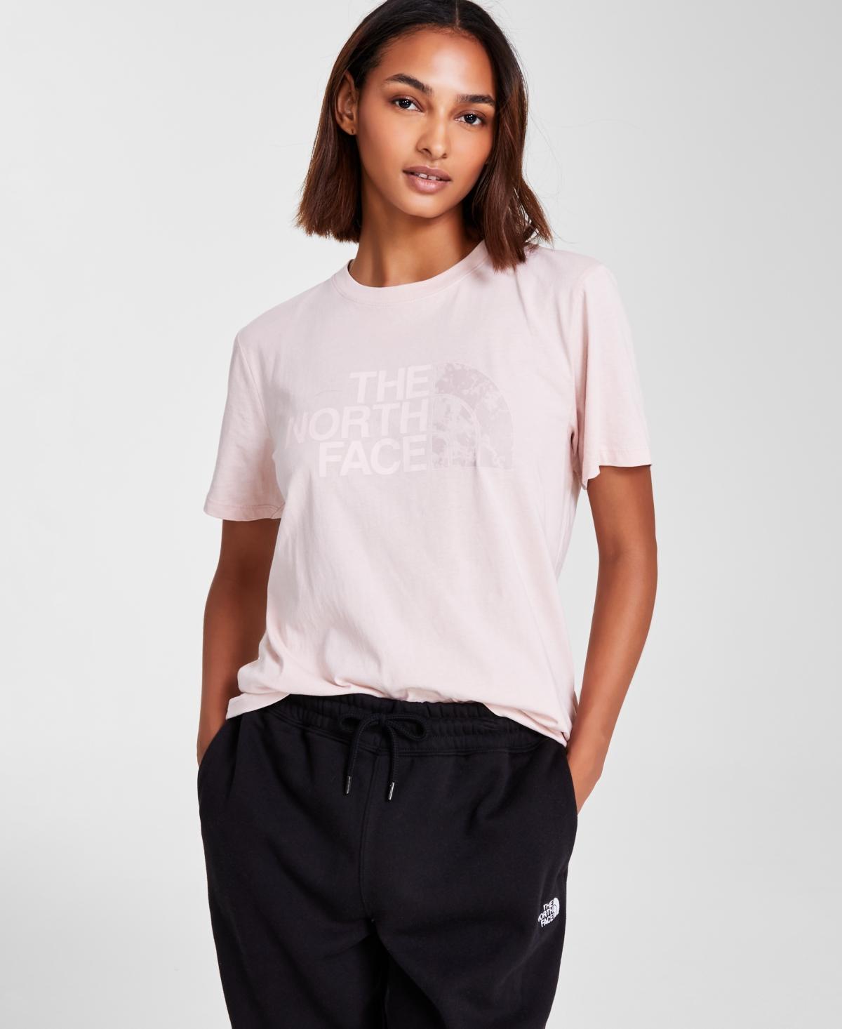 The North Face Womens Half-Dome Logo Tee - Pink Moss Product Image