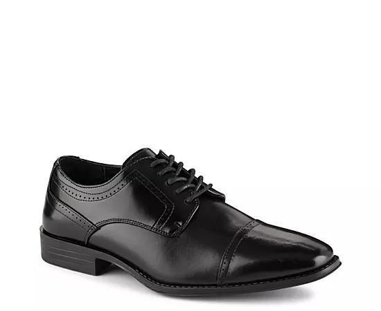 Stacy Adams Waltham Mens Leather Dress Shoes Black Product Image