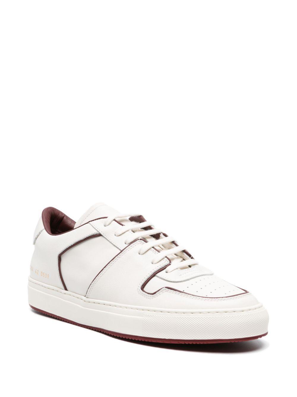 COMMON PROJECTS Decades Lace-up Sneakers In White Product Image