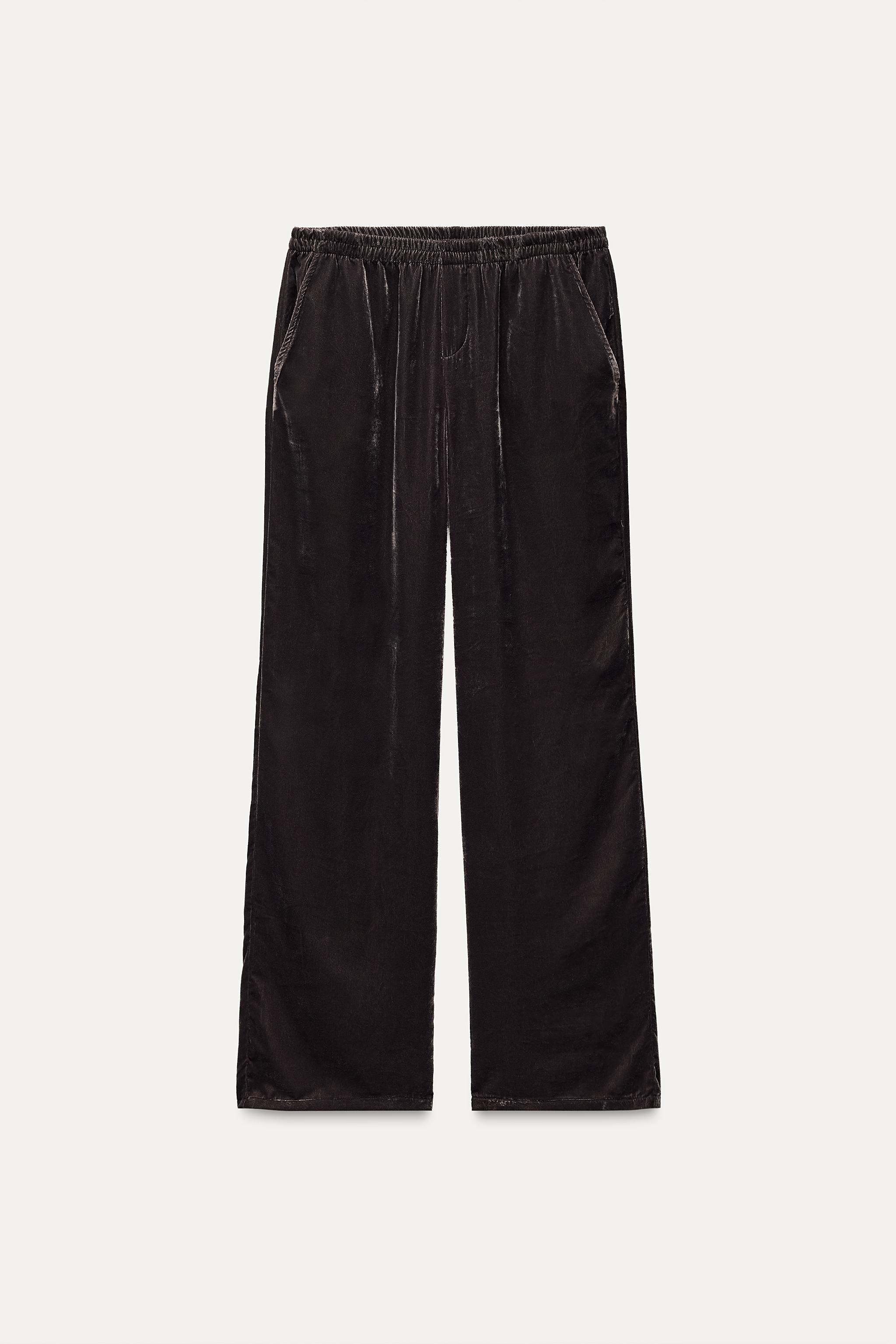 VELVET PAJAMA PANTS Product Image