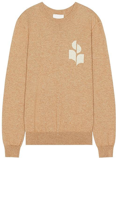 Isabel Marant Evans Iconic Sweater in Camel - Brown. Size XL (also in L, M). Product Image