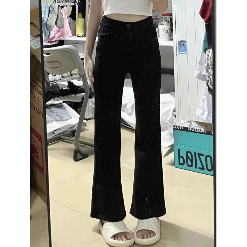 High Waist Flared Jeans Product Image