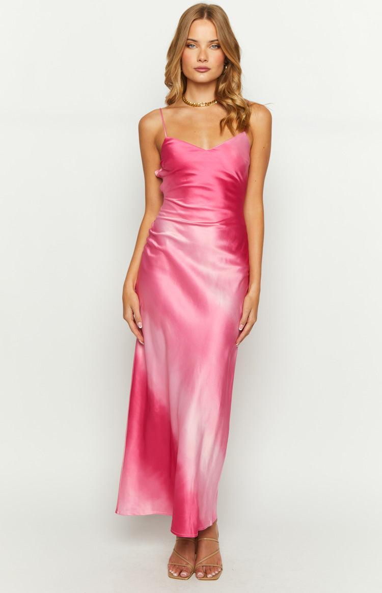 Hanna Pink Ombre Maxi Dress Product Image