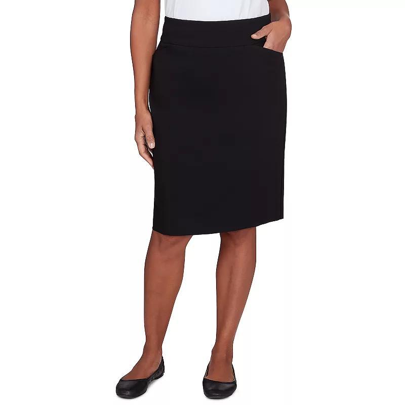 Womens Alfred Dunner Classic Stretch Waist Skirt Product Image