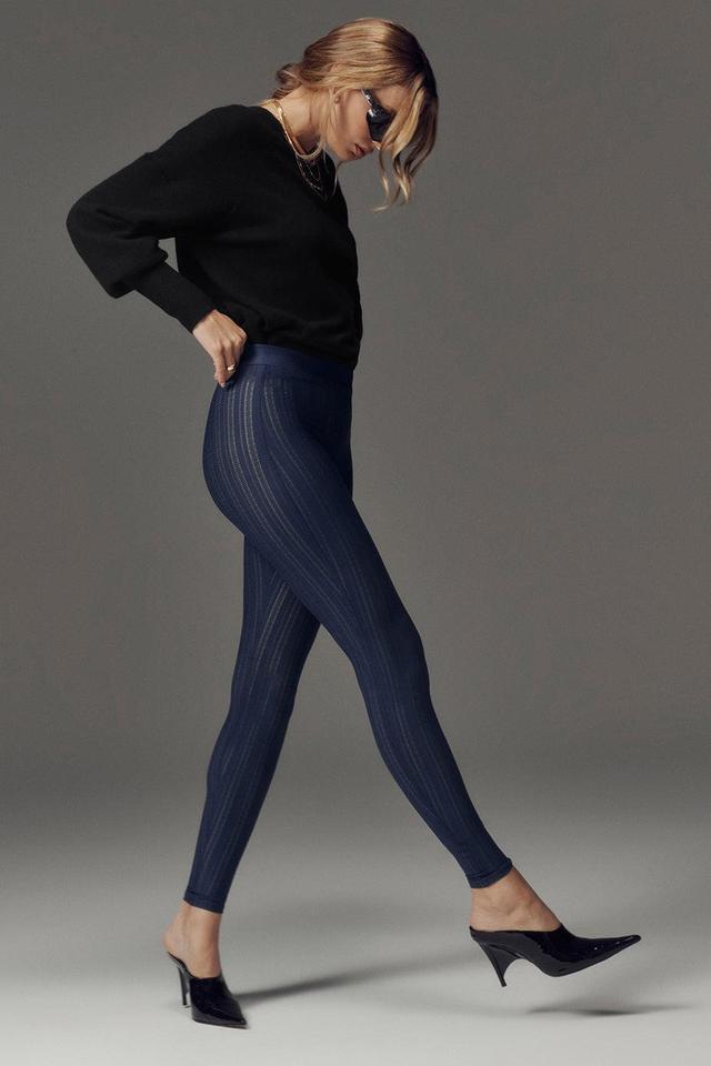 Alo Yoga | High-Waist Euphoria Legging Blue, Size: XS Product Image