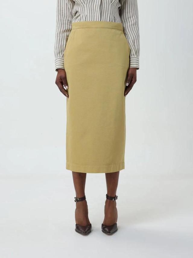 Skirt  Woman Color Mustard Product Image