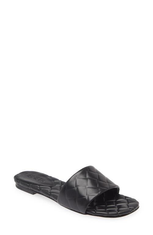 Bottega Veneta Intrecciato Embossed Slide Sandal Product Image