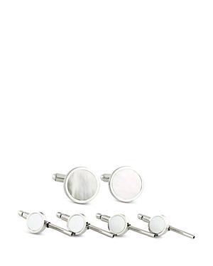 David Donahue Mother-of-Pearl Shirt Stud & Cufflink Set Product Image