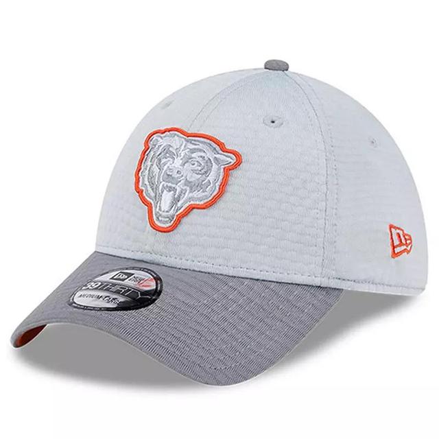 Mens New Era Gray Chicago Bears 2024 NFL Training Camp 39THIRTY Flex Hat Product Image