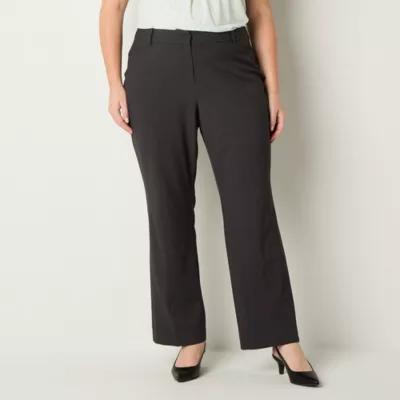 Liz Claiborne Audra Curvy Fit Straight Trouser Product Image