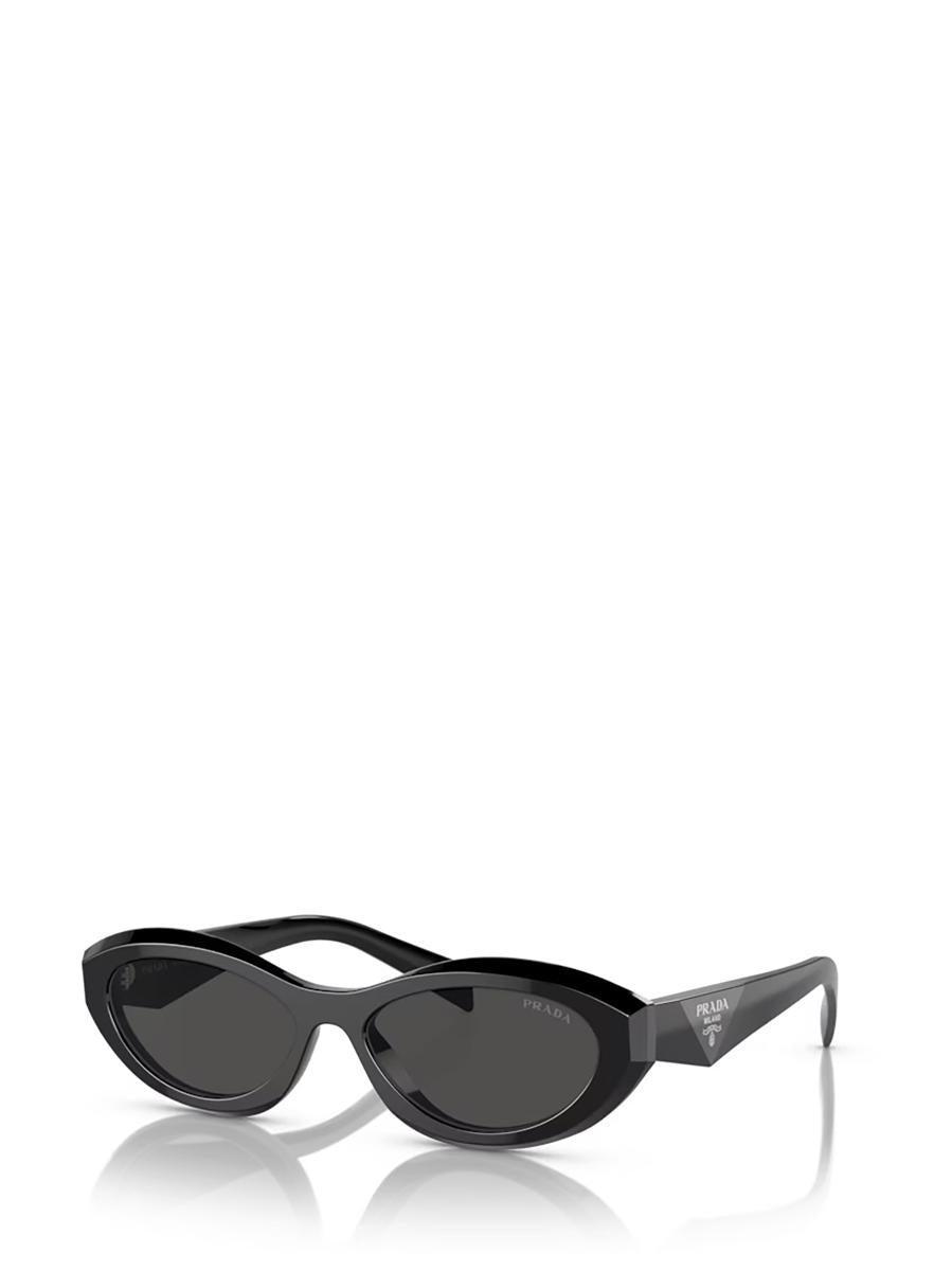 Womens Black Pr 26zs Irregular-frame Branded-arm Acetate Sunglasses Product Image