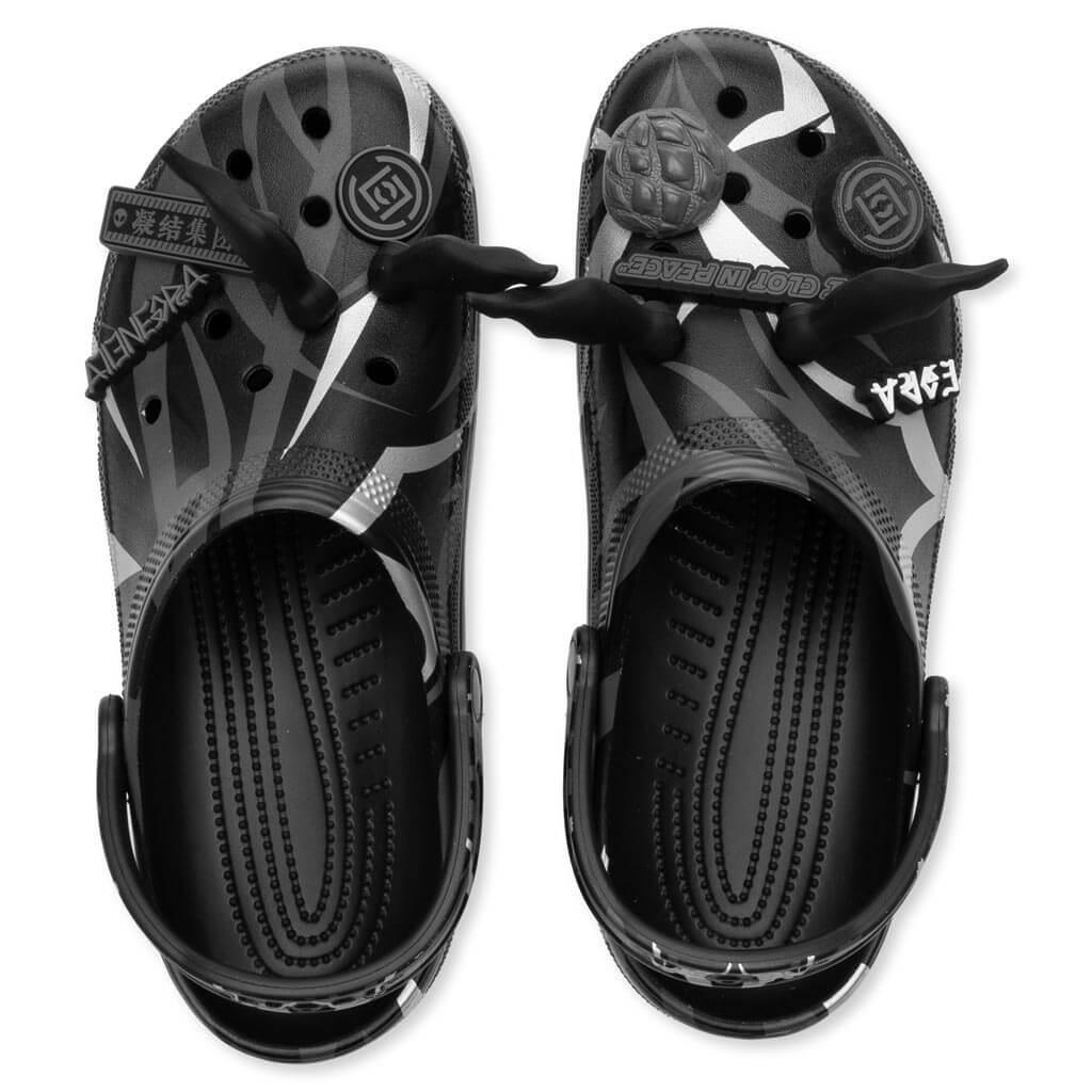 Crocs x CLOT Classic Clog - Black Male Product Image