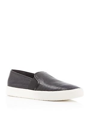 Vince Blair 5 (Marble Grey Leather) Women's Slip on Shoes Product Image